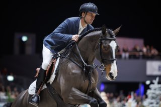 Steve Guerdat et Dynamix sont de retour à Palexpo (archives). KEYSTONE/VALENTIN FLAURAUD