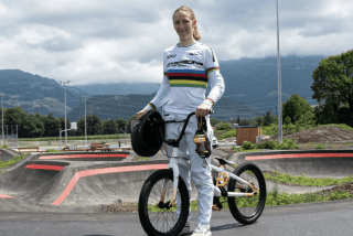 Christa von Niederhäusern, triple championne du monde de pumptrack