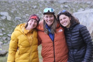 Les trois instructrices (de g. à d.) : Maud Galetti, Andrina Janicke et Terenia Dembinski