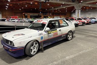 Clovis Brosy à bord de sa BMW M3.