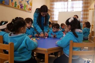 120 enfants issus des familles les plus pauvres ont déjà pu retrouver le chemin de l'école grâce au programme éducatif mis en place par les Maristes d'Alep
