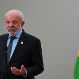 Le veto présidentiel pourrait être annulé par le Parlement. "J'ai le droit de mettre mon veto, et ensuite ils ont le droit de l'annuler ou pas. C'est le jeu", a reconnu Lula. KEYSTONE/AP/Misper Apawu