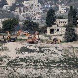 Quatorze pays lancent un appel commun à Israël pour qu'il revienne sur sa décision d'autoriser de nouvelles colonies en Cisjordanie (archives). KEYSTONE/EPA/ALAA BADARNEH