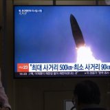 La Corée du Nord a considérablement intensifié ses lancements de missiles ces dernières années, dans le but d'améliorer ses capacités de frappe de précision (archives). KEYSTONE/EPA/JEON HEON-KYUN