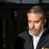 "Pour moi, le problème n'est pas seulement la bougie, mais le plafond", a déclaré Stéphane Ganzer à propos du bar. KEYSTONE/AP/Alessandro della Valle