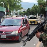 La situation est incertaine à Caracas après la capture du président vénézuélien Nicolás Maduro par les Etats-Unis. KEYSTONE/EPA/Mario Caicedo