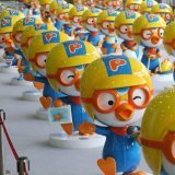 "Pororo le petit pingouin" est un dessin animé populaire en Corée du Sud (archives). KEYSTONE/EPA/STRINGER