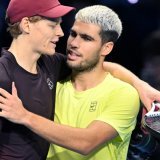 Jannik Sinner et Carlos Alcaraz: leur calendrier sera légèrement réduit KEYSTONE/EPA ANSA/ALESSANDRO DI MARCO