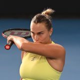 Aryna Sabalenka a cueilli le titre dimanche à Brisbane KEYSTONE/EPA/DAVE HUNT