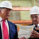 Donald Trump a réservé une large part de ses attaques à Jerome Powell, qu'il avait lui-même nommé à la tête de la Fed pendant son premier mandat (archives). KEYSTONE/AP/Julia Demaree Nikhinson