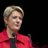 La ministre des finances Karin Keller-Sutter défend la réforme de l'imposition individuelle (archives). KEYSTONE/ANDREAS BECKER