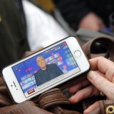 Jean-Marc Morandini avait été condamné le 21 mars 2025 à deux ans de prison avec sursis et 20'000 euros d'amende par la cour d'appel de Paris. Il s'était aussi vu interdire d'exercer une profession en contact avec des mineurs (archives). Keystone/AP/CHRISTOPHE ENA