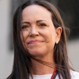 La cheffe de l'opposition au Venezuela et prix Nobel de la paix Maria Corina Machado est arrivée jeudi à la Maison Blanche (archives). KEYSTONE/AP/Ariana Cubillos