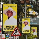 Yoweri Museveni a remporté un septième mandat consécutif à la tête de l'Ouganda (archives) KEYSTONE/EPA/ISAAC KASAMANI