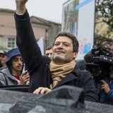 André Ventura pourrait arriver en tête de ce scrutin, mais il aurait très peu de chances de l'emporter au second tour (archives). KEYSTONE/EPA/TIAGO PETINGA