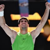 Carlos Alcaraz s'est hissé au 3e tour à Melbourne KEYSTONE/EPA/JAMES ROSS