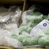 Près de 1000 tonnes de produits chimiques servant à la fabrication de diverses drogues synthétiques telles que MDMA ont été saisies (Photo d'illustration). KEYSTONE/AP/NICK UT