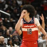 Kyshawn George et les Wizards ont subi la loi des Nuggets jeudi KEYSTONE/FR67404 AP/NICK WASS