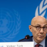 Le Haut commissaire de l'ONU aux droits de l'homme Volker Türk est inquiet du possible recours à la peine capitale en Iran (archives). KEYSTONE/SALVATORE DI NOLFI