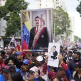 Les manifestants ont exigé la libération de Nicolás Maduro. KEYSTONE/AP/Ariana Cubillos