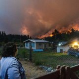 Le Chubut est l'une des provinces argentines touchées par les incendies de forêt. KEYSTONE/EPA/MATIAS GARAY