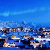 L'électricité a été partiellement rétablie à Nuuk (archives). KEYSTONE/AP/Evgeniy Maloletka