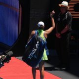 Tenante du titre, Madison Keys a pris la porte en 8es de finale KEYSTONE/AP/Asanka Brendon Ratnayake