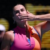 Aryna Sabalenka a maîtrisé son sujet en quart de finale à Melbourne KEYSTONE/EPA/JAMES ROSS
