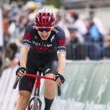 Yannis Voisard (ici lors du TdR 2024) a pris les commandes du AlUla Tour jeudi KEYSTONE/JEAN-CHRISTOPHE BOTT