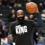 James Harden va découvrir une sixième franchise de NBA. KEYSTONE/AP/Nick Wass