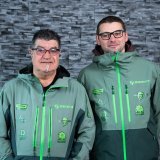 François Théytaz et Samuel Lebsir (de gauche à droite).