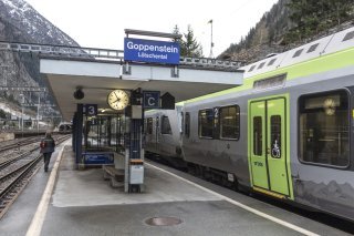Un train a déraillé ce lundi matin à Goppenstein dans le Haut-Valais.