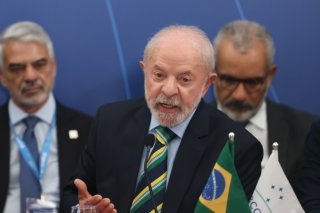 Président du Brésil, Lula a tenu aux antipodes de son homologue argentin Javier Milei sur le Venezuela. KEYSTONE/EPA/Juan Pablo Pino