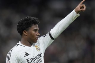 Endrick prêté à Lyon KEYSTONE/AP/BERNAT ARMANGUE