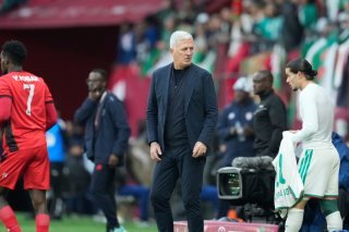 Vladimir Petkovic, l'ancien entraîneur de l'équipe de Suisse, et le Maroc sont en 8es de finale de la CAN. KEYSTONE/AP/Mosa'ab Elshamy