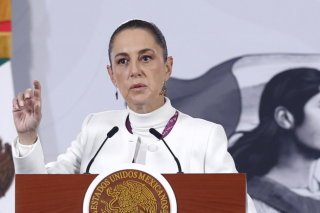 La présidente mexicaine Claudia Sheibaum a suspendu sa conférence de presse quotidienne suite au séisme qui a frappé Mexico (archives). KEYSTONE/EPA/Sashenka Gutierrez