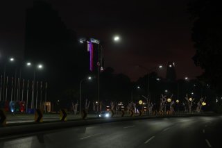 Un silence presque sépulcral et une odeur de brûlé ont envahi samedi Caracas. KEYSTONE/EPA/MIGUEL GUTIERREZ