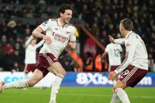 Declan Rice a inscrit un doublé lors de la victoire d'Arsenal 3-2 à Bournemouth samedi. KEYSTONE/AP/Alastair Grant