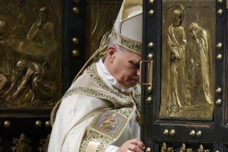 Organisé par l'Église tous les 25 ans, le jubilé est une période de réflexion et de pénitence pour les plus de 1,4 milliard de catholiques dans le monde. KEYSTONE/AP/Yara Nardi