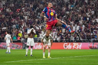 Raphinha, auteur d'un doublé, a été décisif pour le Barça KEYSTONE/AP/Altaf Qadri