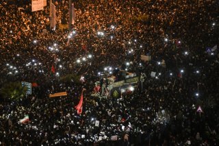 Des manifestations ont lieu depuis plus de deux semaines en Iran (archives). KEYSTONE/AP Tasnim News Agency/AMIR HESAMINEJAD