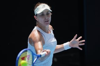 Belinda Bencic entre en scène mardi à Melbourne KEYSTONE/AP/Dita Alangkara