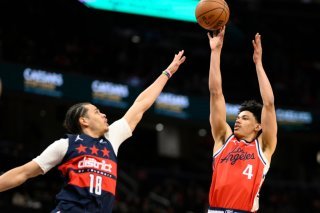 Kyshawn George (18) et les Wizards ont subi la loi des Clippers lundi KEYSTONE/AP/Nick Wass