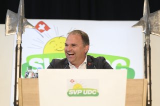 Le président de l'UDC Marcel Dettling a fustigé samedi devant les délégués réunis à Näfels (GL) la "misère éducative": son parti craint une détérioration durable de l'école publique en Suisse (archives). KEYSTONE/CHRISTIAN BEUTLER