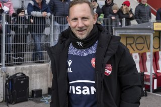 Mauro Lustrinelli: l'entraîneur de Thoune peut avoir le sourire KEYSTONE/PETER SCHNEIDER