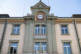 Le collège de Béthusy à Lausanne bénéficiera d'une extension (archives). KEYSTONE/JEAN-CHRISTOPHE BOTT