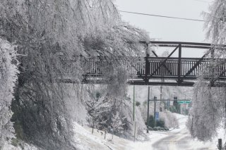 Le froid polaire qui s'abat sur les Etats-Unis a provoqué la mort d'une trentaine de personnes. KEYSTONE/AP/Josh McCoy