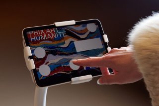 Le public a aussi pu voter parmi les artistes exposés ces derniers mois au Musée international de la Croix-Rouge et du Croissant-Rouge (MICR) à Genève. Zoé Aubry/MICR