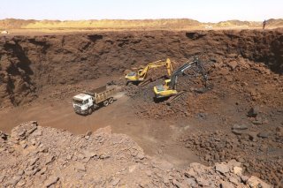 La mine de Gara Djebilet, près de Tindouf, dans le Sahara algérien (Archives). KEYSTONE/AP/FATEH GUIDOUM