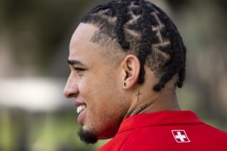 Ce nouveau but permettra-t-il à Noah Okafor de retrouver l'équipe de Suisse ? (archives) KEYSTONE/PETER KLAUNZER